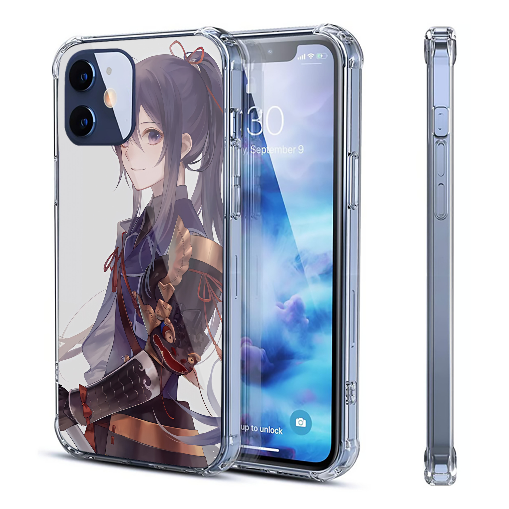 （画像用） 刀剣乱舞 Touken Ranbu 【iPhone 12シリーズ対応】透明スマホケース（クリアソフトケース）